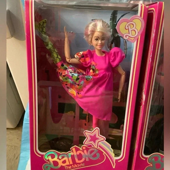 Barbie The Movie WEIRD BARBIE Doll HYB84 & I Am Kenough JBH60 Both NEW In Box - Picture 3 of 10
